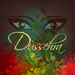 Poster - Happy Dussehra Concept.