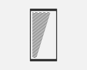 Poster - Phone icon vector illustration. Call center app. Telephone icons trendy flat style. Contact us line silhouette.