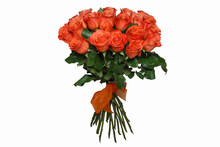 Bouquet Of Coral Roses