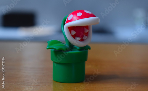 Plante Piranha Mario Wallpaper Mural
