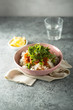 © marysckin - Healthy rice bowl with smoked salmon
