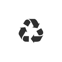 Poster - Recycle icon in simple design. Vector illustration