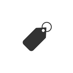 Tag icon in simple design. Vector illustration