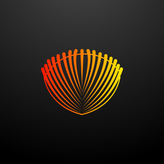 Poster - bonfire nolan icon. Elements of camping set. Simple icon for websites, web design, mobile app, info graphics