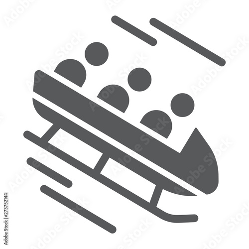 Dekoracja na wymiar  ikona-glifu-bobslejowego-sport-i-zima-znak-bobslejowy-grafika-wektorowa-jednolity-wzor-na-a