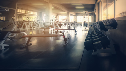 interior of gym