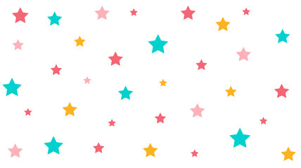 Wall Mural - abstract stars pattern with soft gradient pastel background in sweet color