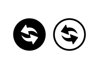 Poster - refresh, reload icon vector
