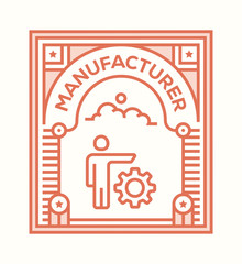 Poster - MANUFACTURER ICON CONCEPT