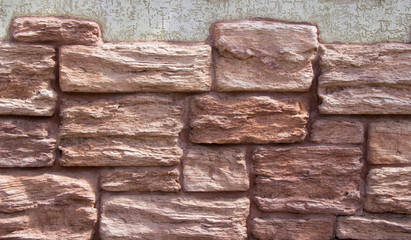 Modern rough brick texture wall