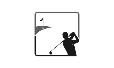 Wall Mural - Golf icon logo