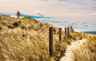 Wall Mural - lighthouse at the nortsea