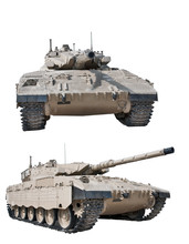Israeli Battle Tank Merkava MK2.