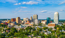Downtown Winston-Salem, North Carolina NC Skyline Panorama