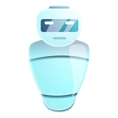 Poster - Online chatbot icon. Cartoon of online chatbot vector icon for web design isolated on white background