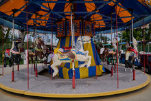 Carousel Horses On A Merry Go Round