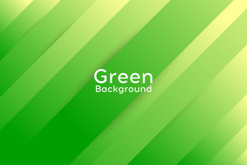 Wall Mural - Striped diagonal background. Green minimalistic design in eco style for brochure, presentation, leaflet. Vector template, eps10