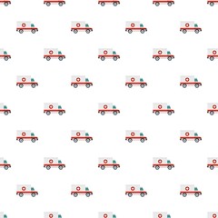 Poster - ambulance pattern seamless vector repeat for any web design