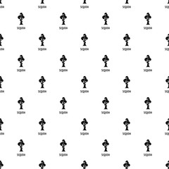 Poster - sequoia pattern seamless vector repeat geometric for any web design