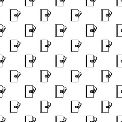 Poster - Credit card pattern seamless vector repeat geometric for any web design