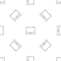 Poster - vintage suitcase pattern seamless vector repeat geometric for any web design