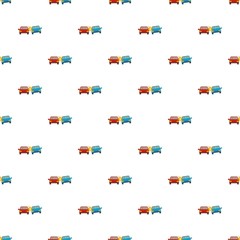 Plakat wzór maszyna samochód droga symbol