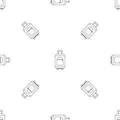 Poster - travel summer bag pattern seamless vector repeat geometric for any web design