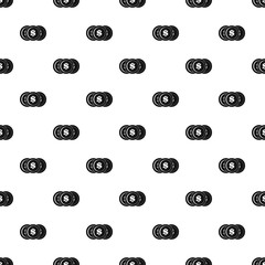 Poster - Making coin pattern seamless vector repeat geometric for any web design