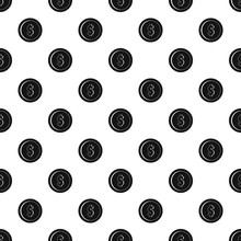 Design Coin Pattern Seamless Vector Repeat Geometric For Any Web Design