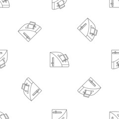 Poster - Modern toaster pattern seamless vector repeat geometric for any web design