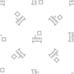 Poster - room drawer pattern seamless vector repeat geometric for any web design