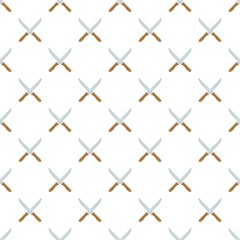 Poster - Crossing knife pattern seamless vector repeat for any web design