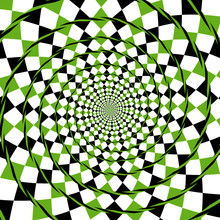 Optical Illusion Spiral Background