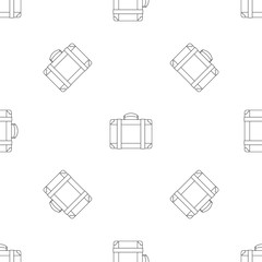 Poster - luggage bag pattern seamless vector repeat geometric for any web design