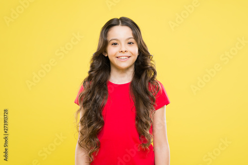 Little Girl Grow Long Hair Teen Fashion Model Styling