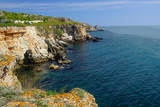 Fototapeta  - The wonderful beach of the northern Black Sea coast to the the protected site Yaylata, Bulgaria.