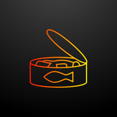 Poster - fish preservation nolan icon. elements of food set. simple icon for websites, web design, mobile app