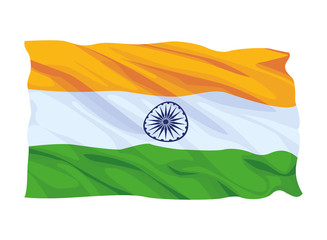 Poster - flag of india icon cartoon