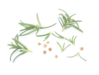 rosemary isolated on white background