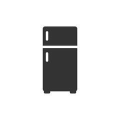Aufkleber - Freezer icon template black color editable. Freezer symbol Flat vector sign isolated on white background. Simple vector illustration for graphic and web design.