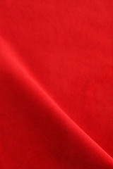 Wall Mural - velvet fabric texture background red color. Christmas festive baskground. expensive luxury, material, cloth.Copy space.