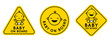 © venimo - Vector set of signs and emblems - baby on board