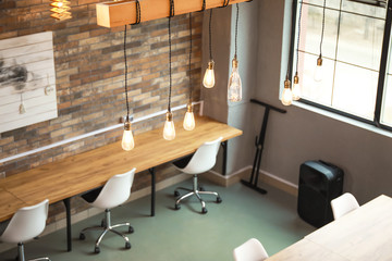 Interior of conference hall in modern office