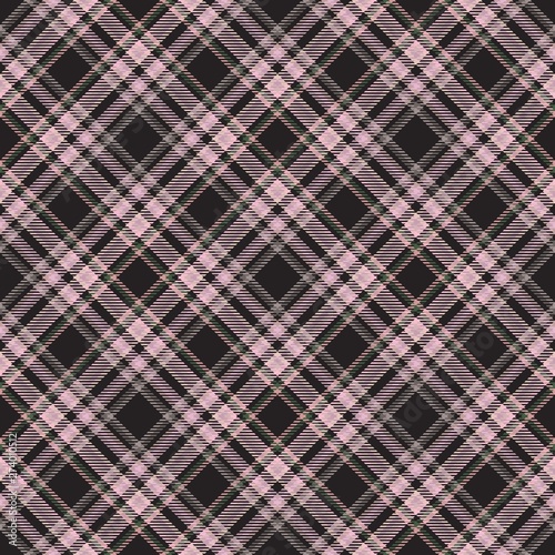 Fabric diagonal tartan, pattern textile, plaid retro.