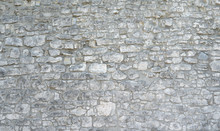 Sehr Alte Steinmauer Aus Vielen Grauen Groben Natursteinen