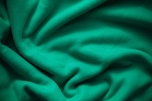 Background Texture Of Green Fleece
