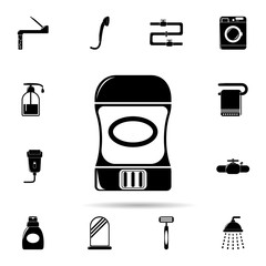 Poster - antiperspirant icon. Universal set of Bathroom for website design and development, app development