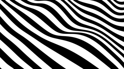 Poster - Abstract striped background