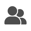 © Dmytro - user account profile friends ui web button isolated on white background. ui elements. social media user friends vector icon for web, mobile and ui design