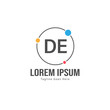© Robani - DE Letter Logo Design. Creative Modern DE Letters Icon Illustration
